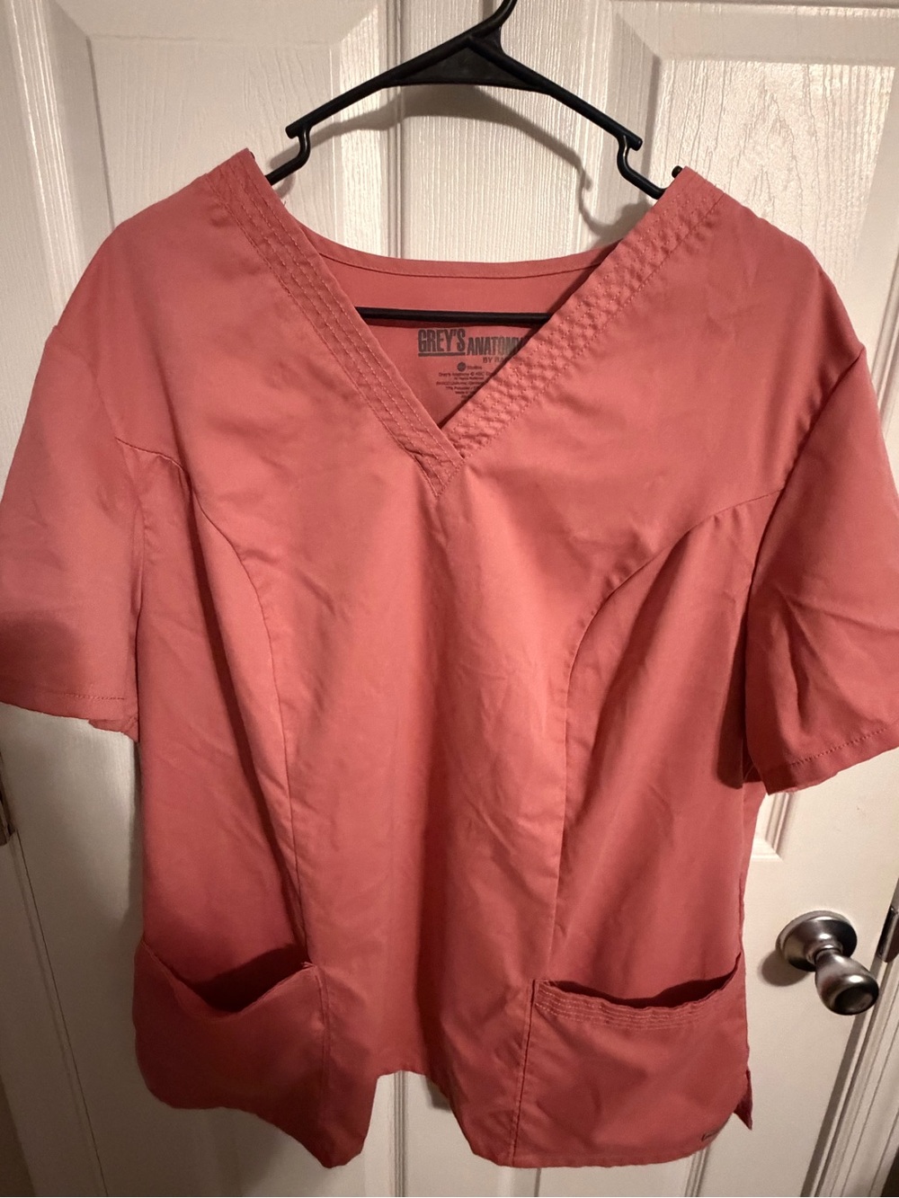Grey's Anatomy Women's V-Neck Scrub Top - Rose